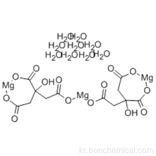 트라이 마그네슘 DICITRATE NONAHYDRATE CAS 153531-96-5